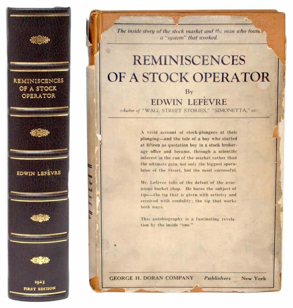 Reminiscences of a Stock Operator by Edwin Lefèvre