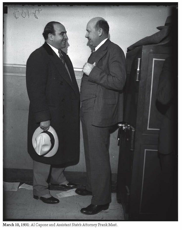 Al Capone and Frank Mast