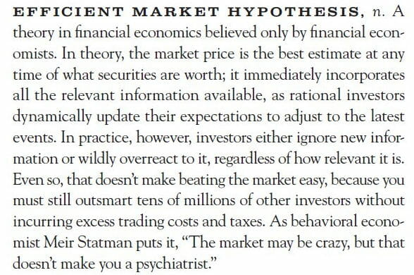 Jason Zweig on Efficient Markets