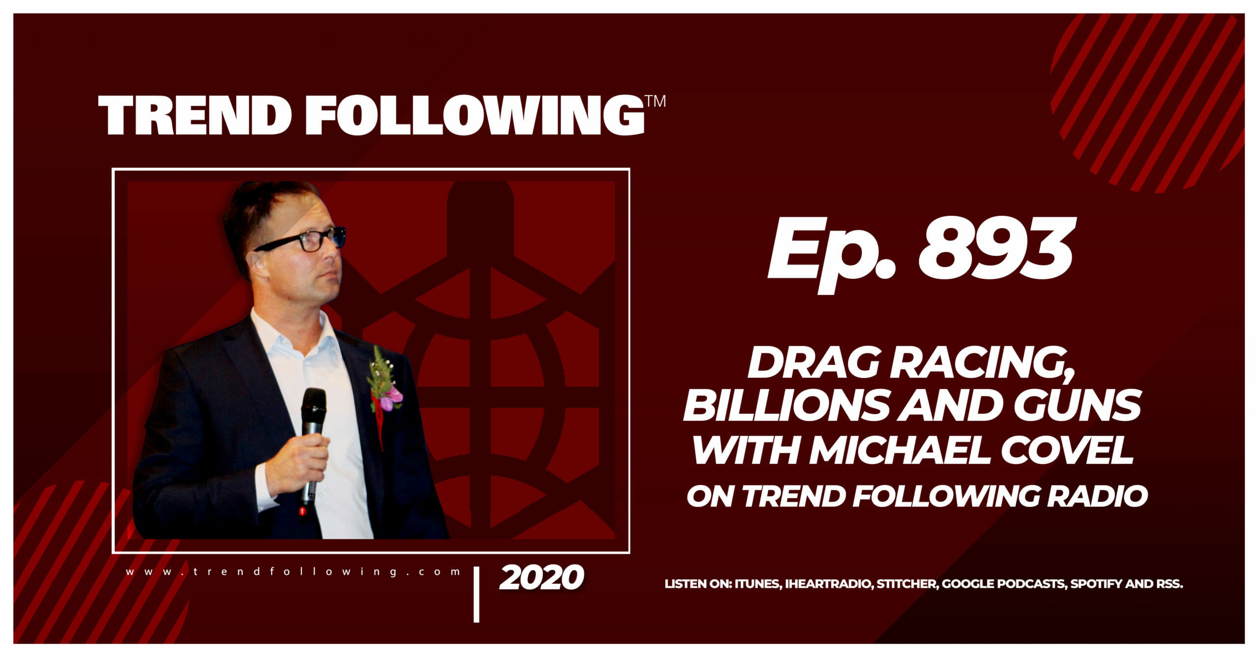 Ep. 893: Drag Racing, Billions and Guns with Michael Covel on Trend Following Radio